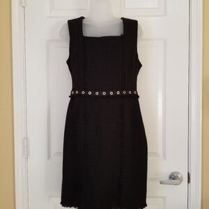 Liu Jo Short  Textured Dress Black Women's Size 8